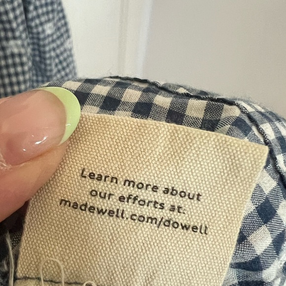 Madewell Floral gingham wrap dress - Picture 6 of 6